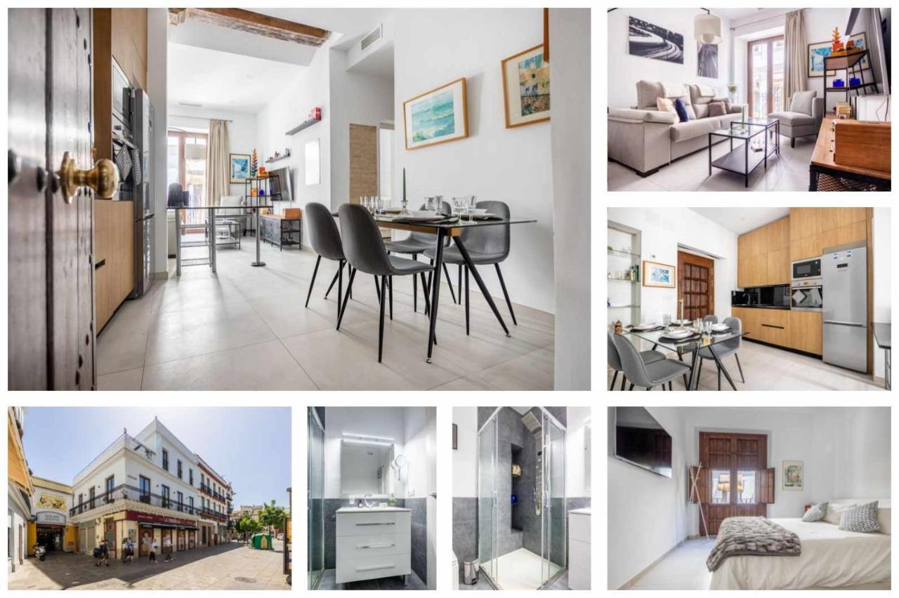 Comfy Away - Apartamento Exclusivo Mercado De Triana Con Balcon เซบีญา ภายนอก รูปภาพ