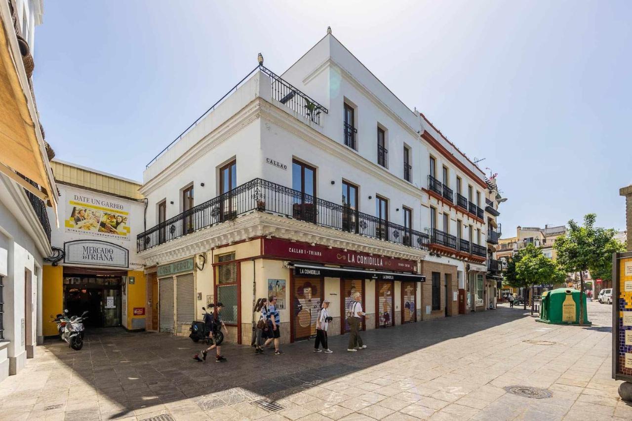Comfy Away - Apartamento Exclusivo Mercado De Triana Con Balcon เซบีญา ภายนอก รูปภาพ